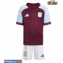Aston Villa John McGinn #7 Heimtrikotsatz Kinder 2025-26 Kurzarm (+ Kurze Hosen)